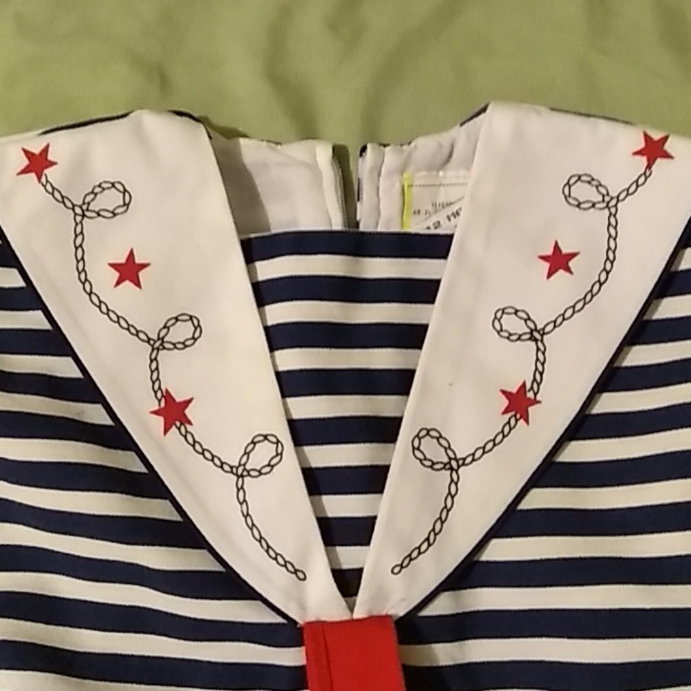 👗 Vintage 1989 Infant Sailor Dress - Picture 3 of 3